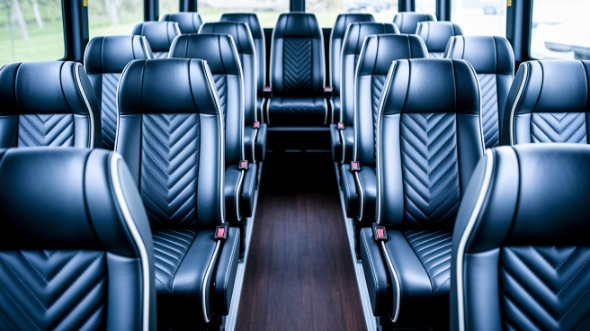 15 passenger minibus inside cathedral city