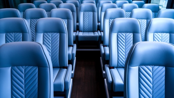 30 passenger minibus inside la quinta