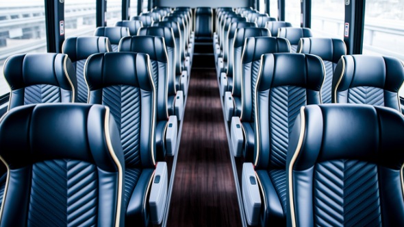 55 passenger charter bus inside goodyear