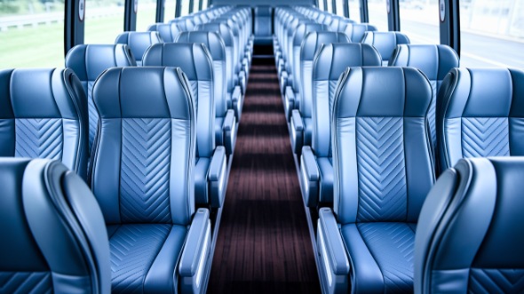 55 passenger charter bus interior palm springs
