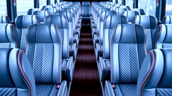 56 passenger charter bus interior indio