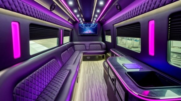 party bus rental interior goodyear